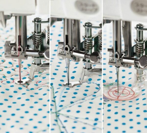 Kit complet de pieds pour le quilting en piqué libre pour eXcellence 680(+), 720-730-760PRO, eXpressive 850 et 860 – Image 2